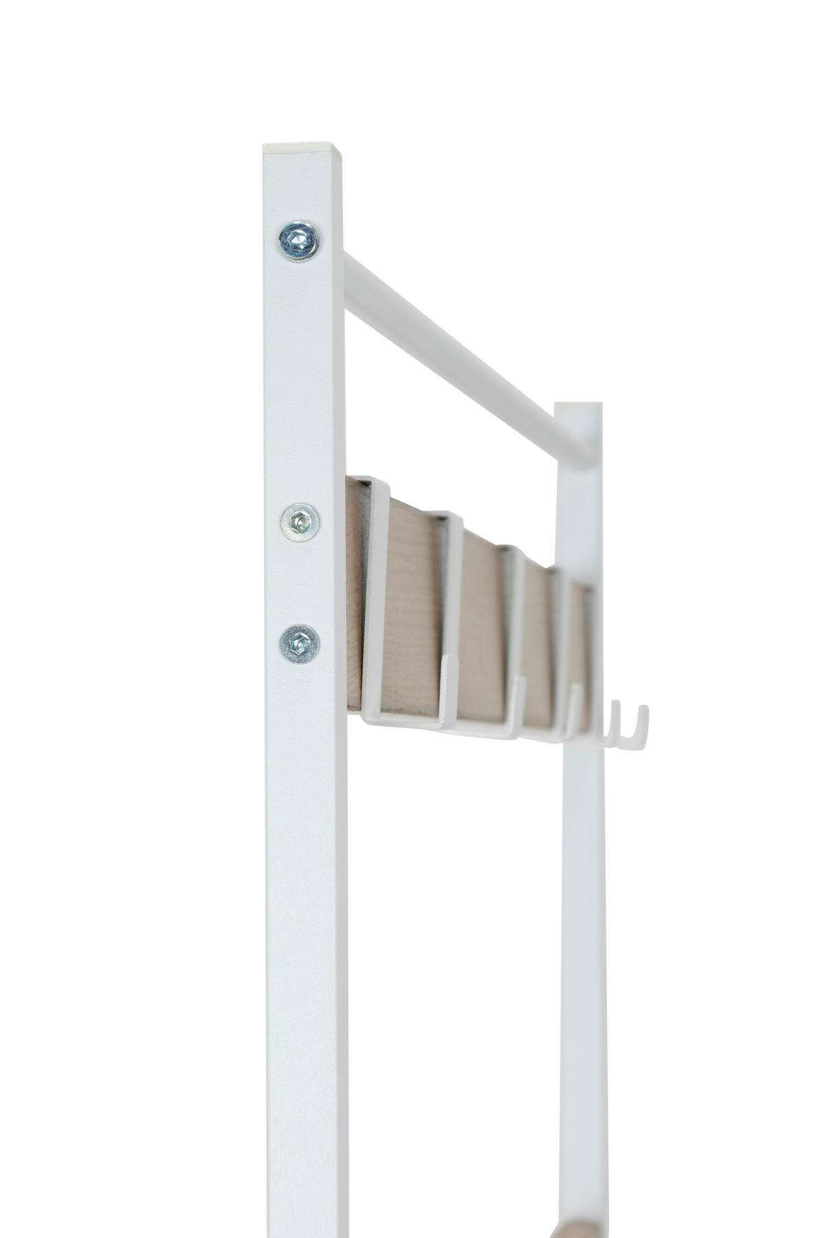 GARDEROBE  in 70/175/32.5 cm  - Naturfarben/Weiß, MODERN, Holzwerkstoff/Metall (70/175/32.5cm) - PBJ