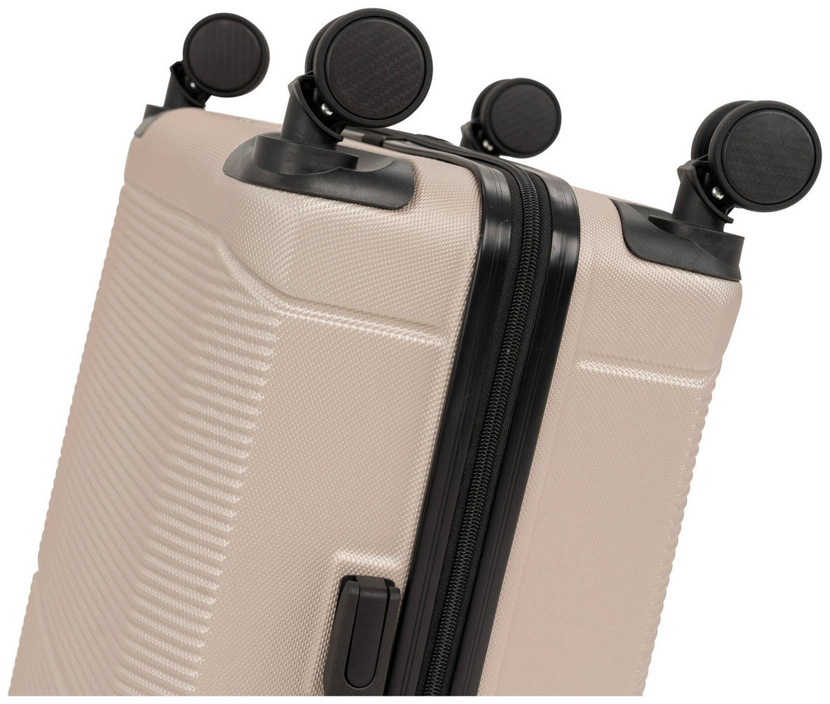 REISEKOFFERSET Beige 3-teilig  - Beige, Design, Kunststoff (48,5/76/30cm) - Novel