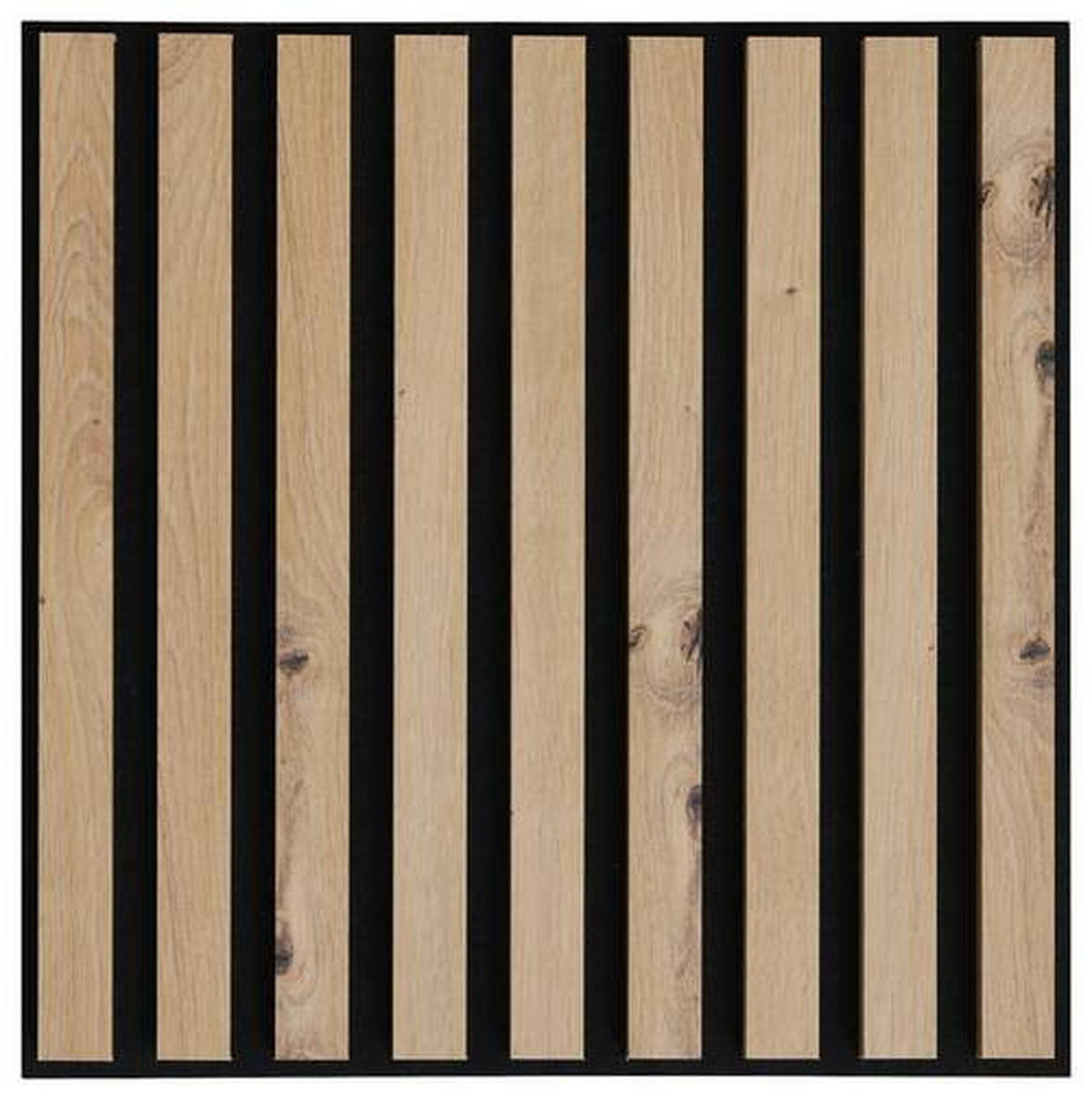 AKUSTICKÝ PANEL 40/40/1,8 cm  - dub artisan, Design, kompozitní dřevo/textil (40/40/1,8cm) - Xora