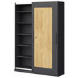AKTENSCHRANK Hickory  - Hickory, Basics, Holzwerkstoff (160/220,5/42,6cm) - Moderano
