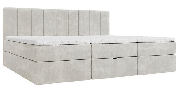FAMILIENBETT - Beige/Schwarz, Design, Holzwerkstoff/Kunststoff (270/200cm) - Esposa