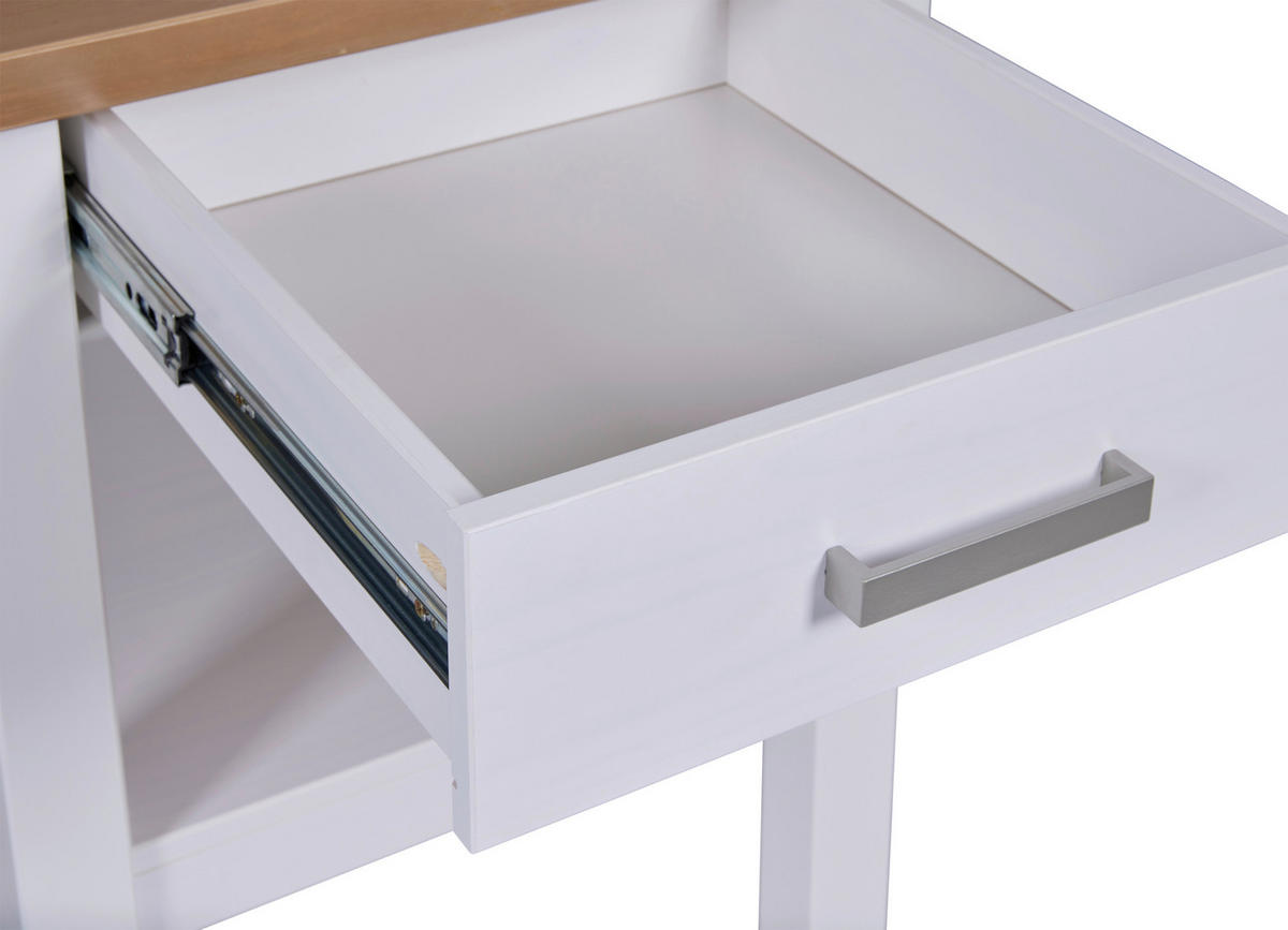 BARSKI STOL  bijela, hrast Artisan  drvo      - bijela/hrast Artisan, Konvencionalno, drvo (60/94/60cm)