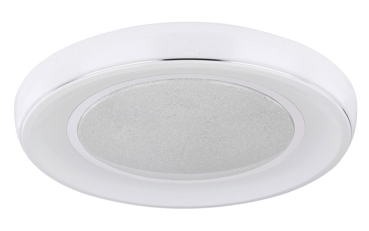 LED-TAKLAMPA 30 W 66/9 cm  - klar/vit, Basics, metall/plast (66/9cm) - Globo