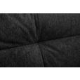 ECKSOFA Schwarz Flachgewebe  - Schwarz, Design, Textil/Metall (176/294cm) - Carryhome