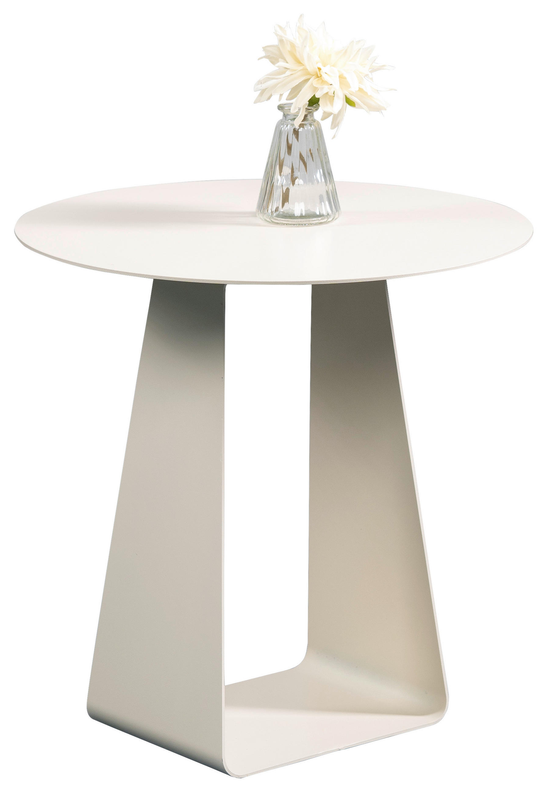 ODKLÁDACÍ STOLEK, krémová - krémová, Design, kov (45/45/45cm) - Xora