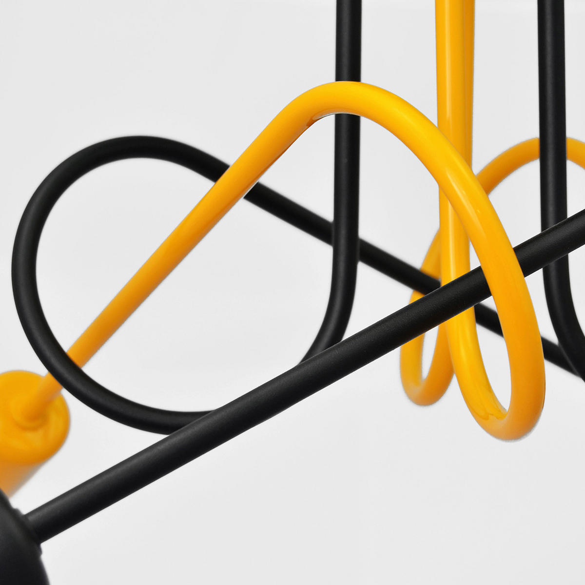 KINDERDECKENLEUCHTE 47/47/30 cm   - Schwarz/Orange, LIFESTYLE, Metall (47/47/30cm)