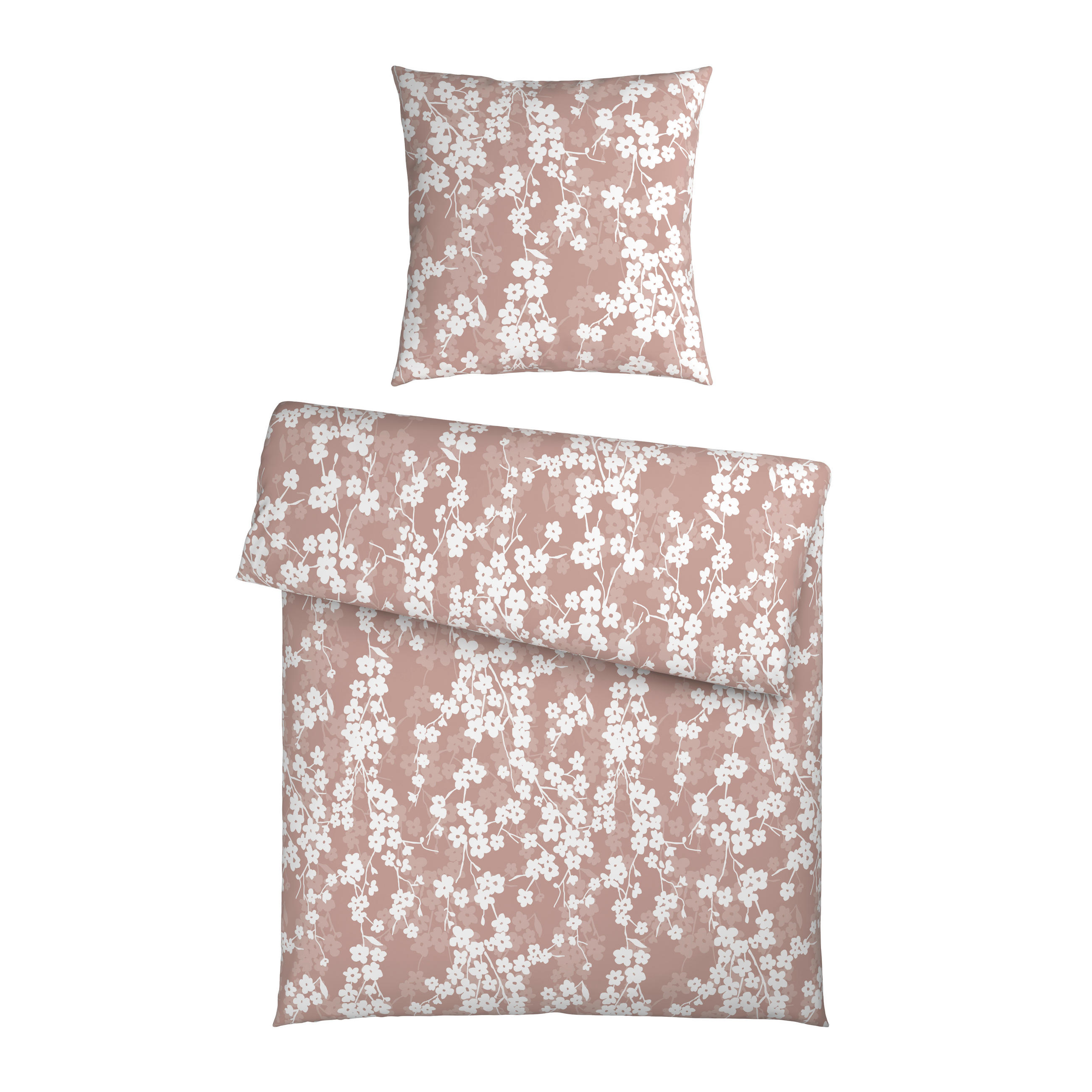 BETTWÄSCHE Musselin 155/220 cm  - Rosa, Textil (155/220cm) - Esposa