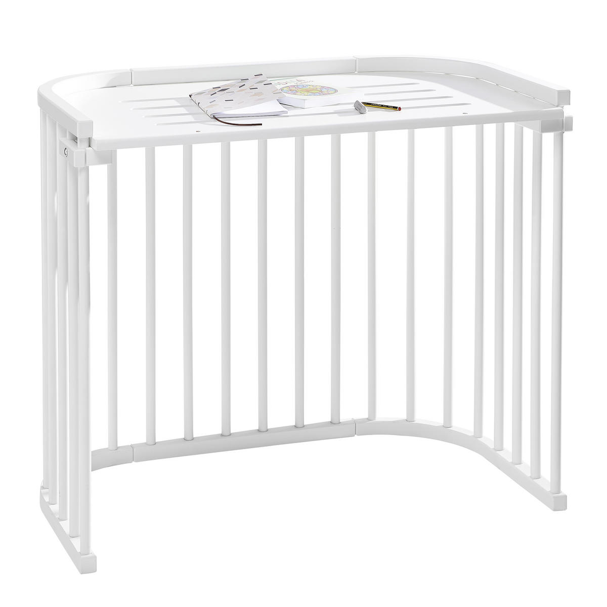 BEISTELLBETT Babybay Maxi 94/54/79 cm  - Weiß, Basics, Holz (94/54/79cm) - Babybay