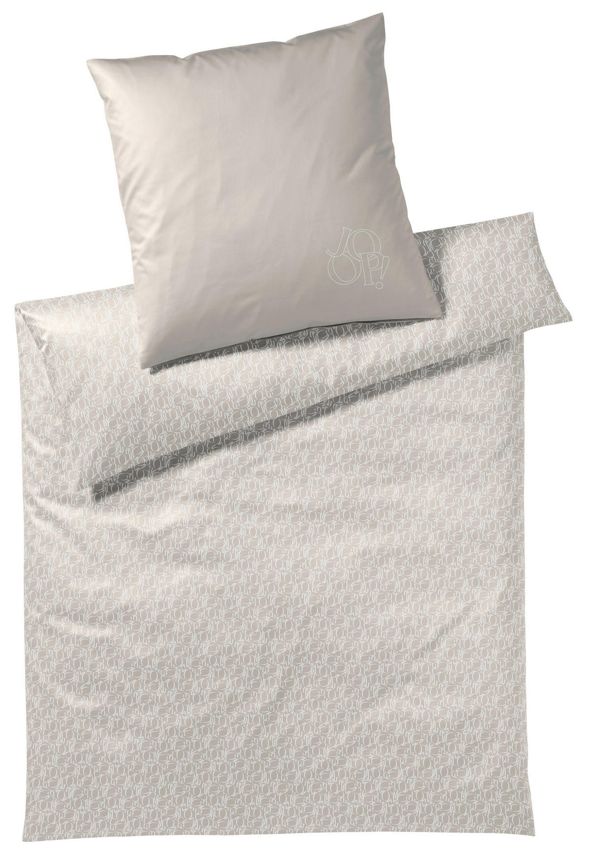 POSTELJINA STATEMENT 140/200 cm makosaten boja peska, bež  - bež/boja peska, Konvencionalno, tekstil/prirodni materijali (140/200cm) - Joop!