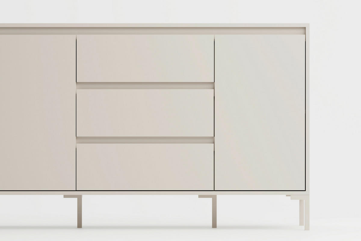 SIDEBOARD 170/87/40 cm Kaschmir  - Kaschmir, Design, Holzwerkstoff/Metall (170/87/40cm) - MID.YOU