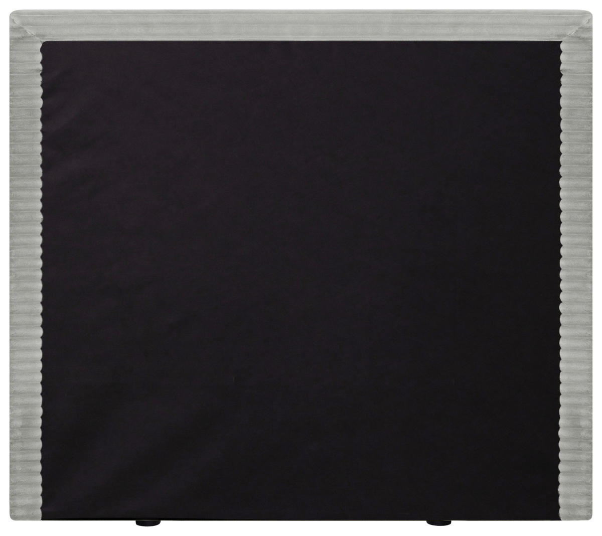 BOXBETT 120/200 cm,  in Hellgrau, Matratze, Bettkasten, Topper, H3 = fest  - Hellgrau/Schwarz, Trend, Kunststoff/Textil (120/200cm) - Boxxx