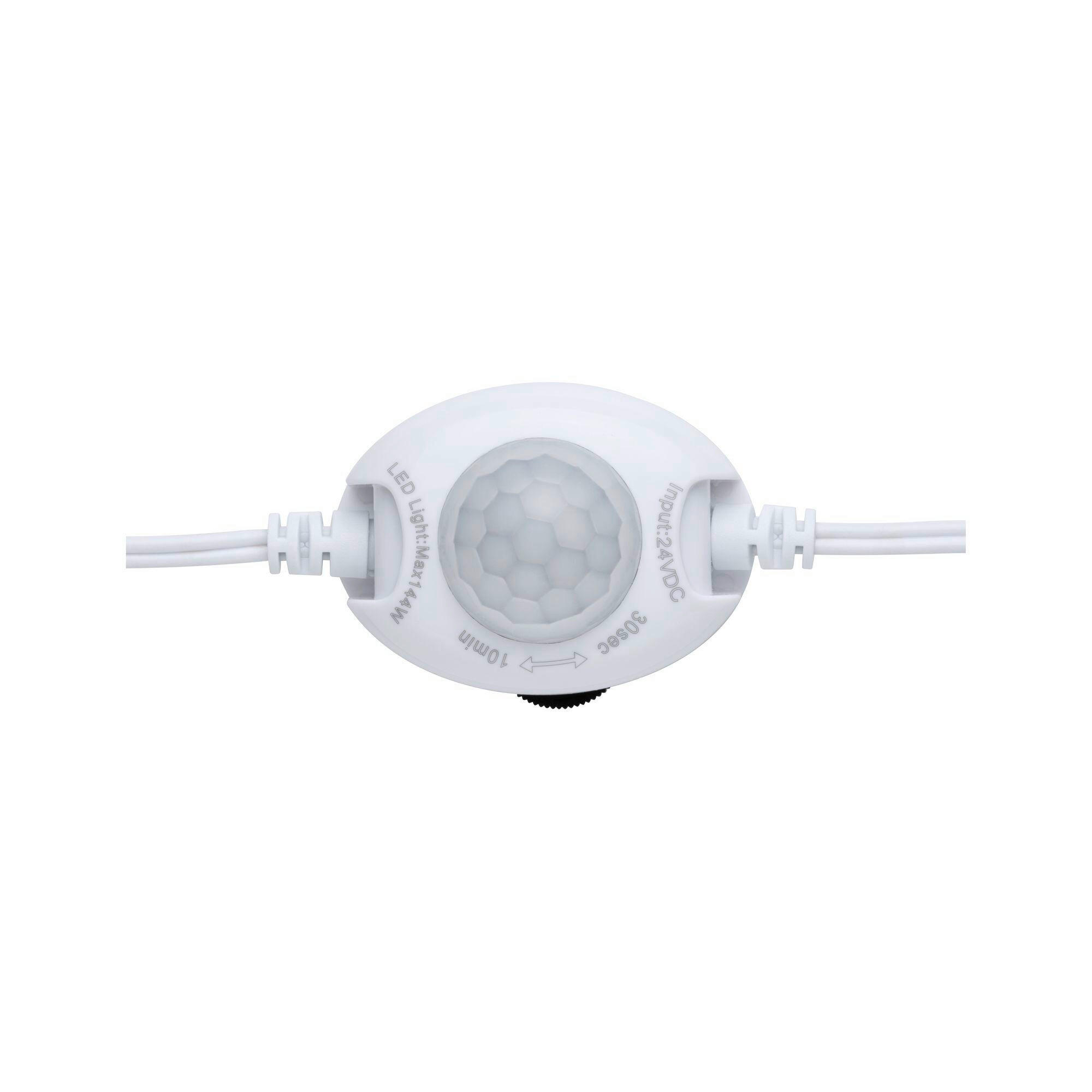 BEWEGUNGSMELDER 70974 4,8/3,3/3,3 cm  - Weiß, Basics, Kunststoff (4,8/3,3/3,3cm) - Paulmann