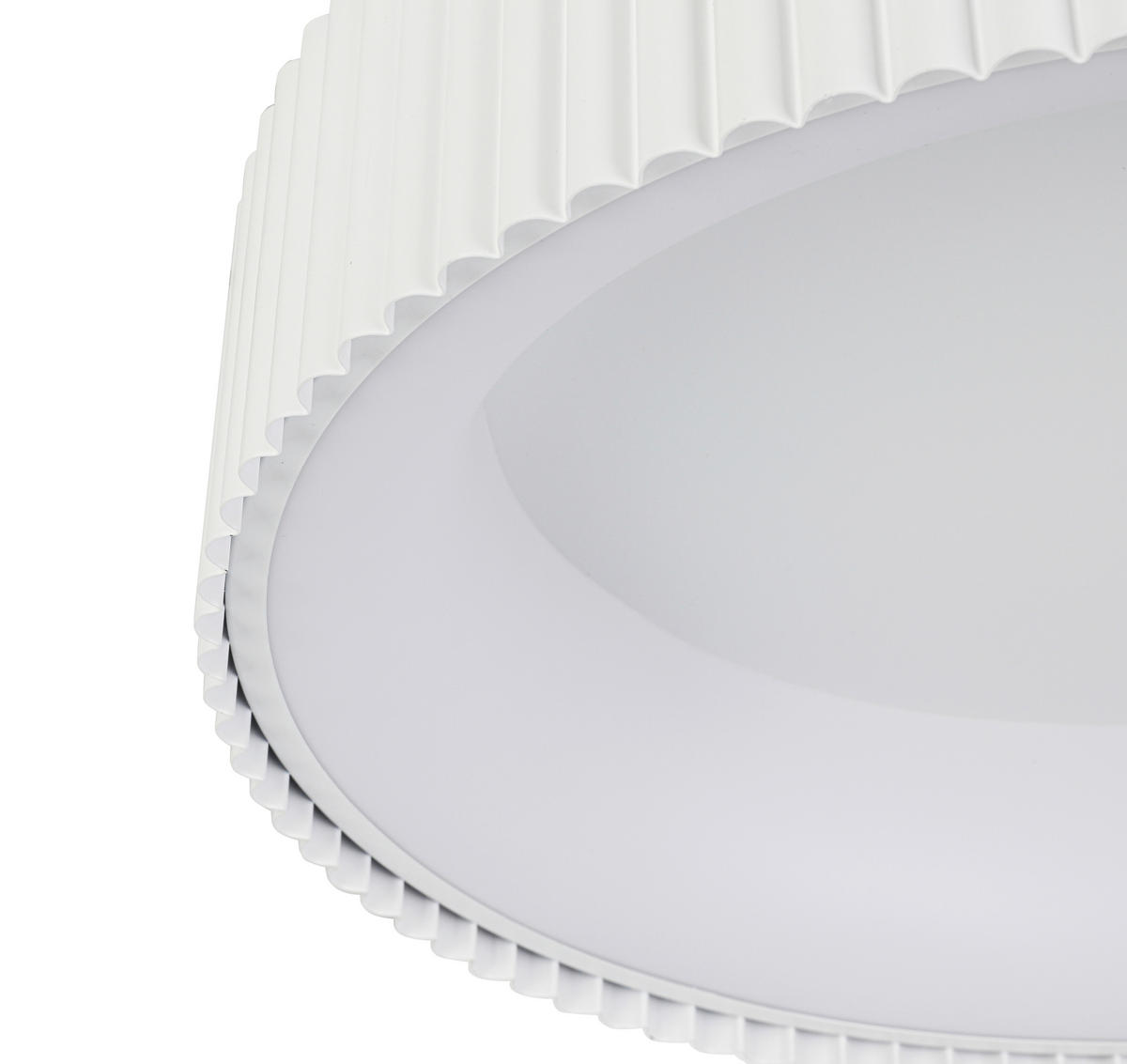 DECKENLEUCHTE  47/12,5 cm    - Weiß, Design, Kunststoff/Metall (47/12,5cm) - Collet's Monde