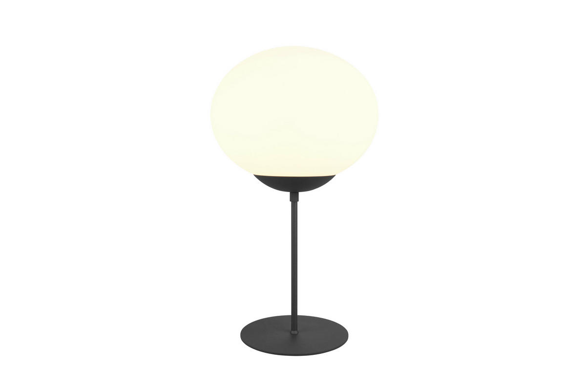 TISCHLEUCHTE - Weiss/Schwarz, Basics, Glas/Metall (30/52cm) - Trio Leuchten