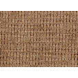 ECKSOFA  in Webstoff Braun  260/187 cm  - Chromfarben/Braun, Design, Textil/Metall (260/187cm) - Xora