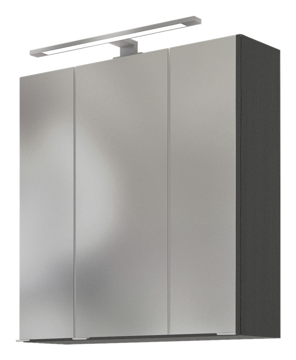BADEZIMMER  in 60 cm  - Eichefarben/Silberfarben, Basics, Holzwerkstoff/Stein (60cm) - Held