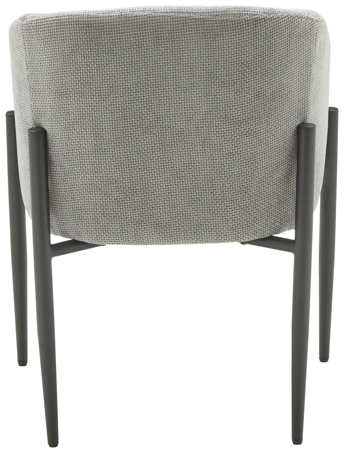 ŽIDLE S PODRUČKAMI, železo, tkaná látka, šedá, černá - šedá/černá, Lifestyle, kov/textil (57/78/61cm) - MID.YOU