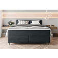 BOXSPRINGBETT 180/200 cm  in Anthrazit  - Anthrazit/Schwarz, KONVENTIONELL, Textil/Metall (180/200cm) - Carryhome