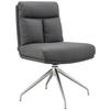 STUHL - Edelstahlfarben/Grau, Design, Textil/Metall (51,5/89,5/65cm) - Novel
