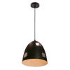 PENDELLEUCHTE Patch 29/135 cm   - Chromfarben/Schwarz, Design, Metall (29/135cm)