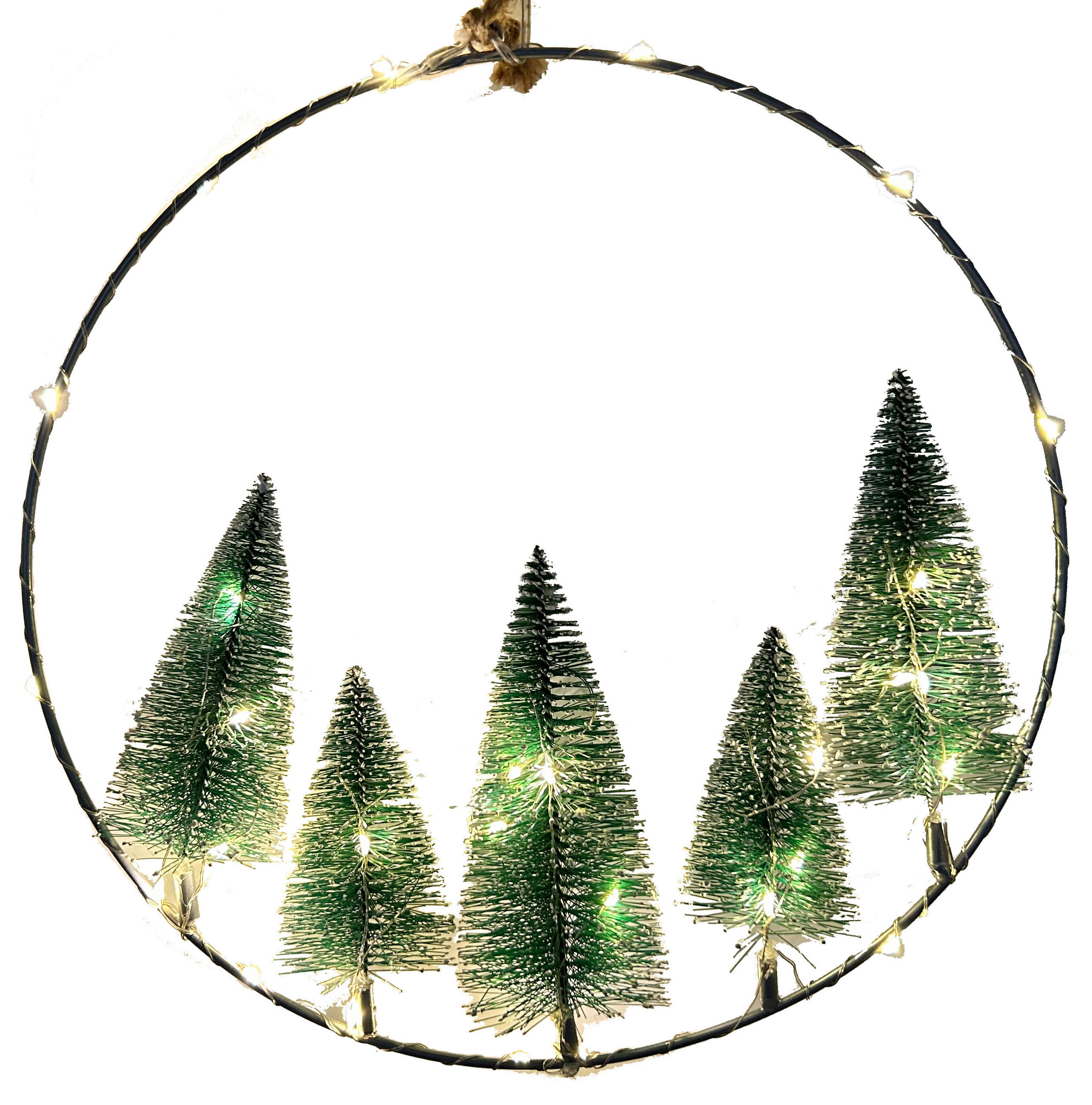 LED-WEIHNACHTSFIGUR  - Grün, LIFESTYLE, Kunststoff/Metall (30cm) - X-Mas