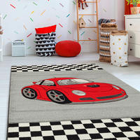 KINDERTEPPICH 80/150 cm  - Rot, MODERN, Textil (80/150cm)