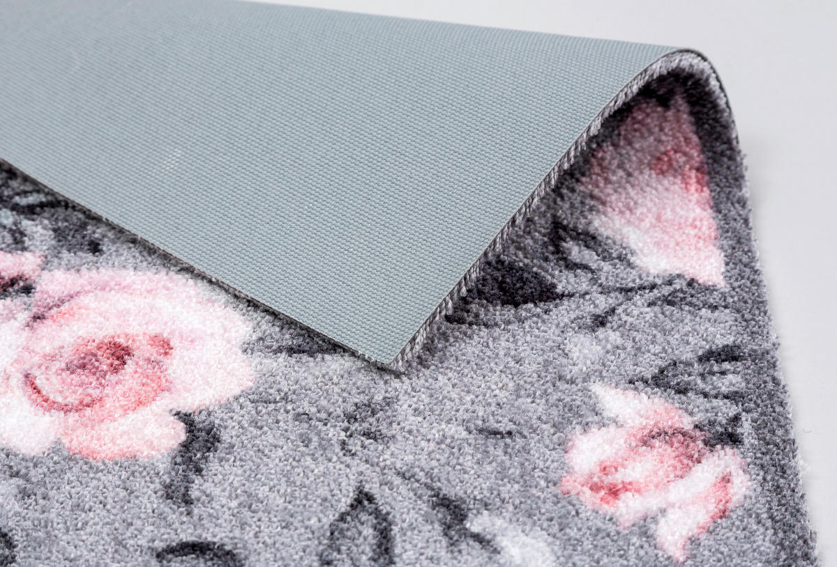 DVEŘNÍ ROHOŽKA, 50/70 cm - šedá/bílá, Trend, textil (50/70cm) - Esposa
