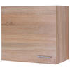 KÜCHENOBERSCHRANK 60/54,8/32 cm  in Sonoma Eiche, Weiß  - Alufarben/Weiß, KONVENTIONELL, Holzwerkstoff/Kunststoff (60/54,8/32cm) - FlexWell