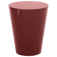 BEISTELLTISCH 40/40/51 cm Rot rund  - Rot, Design, Holzwerkstoff (40/40/51cm) - Stylife
