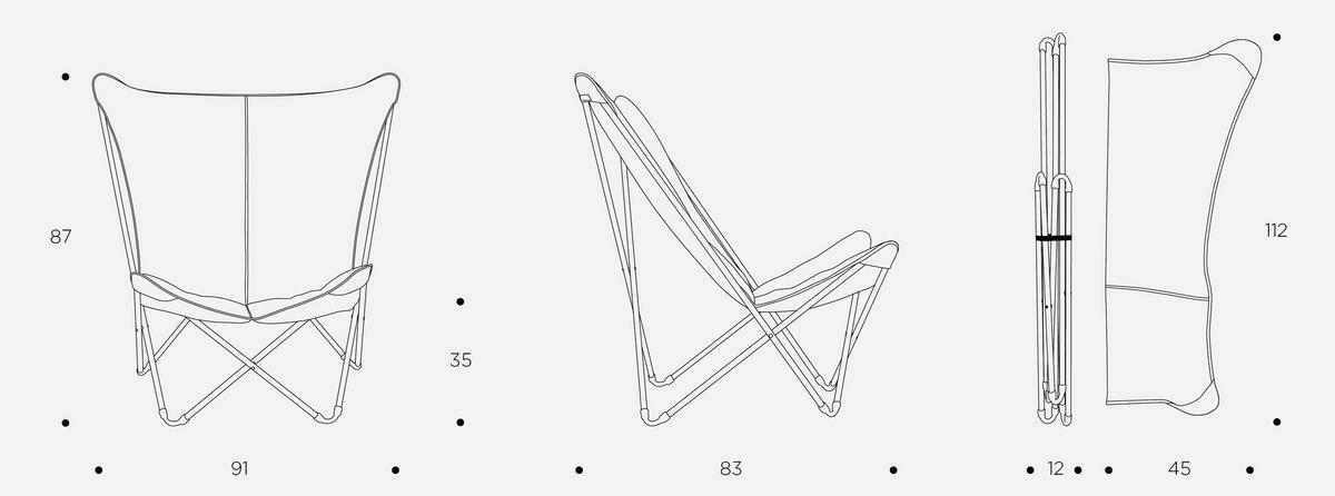 GARTEN-RELAXSESSEL Stahl  - Currygelb, Basics, Textil/Metall (87/83/91cm) - Lafuma Mobilier