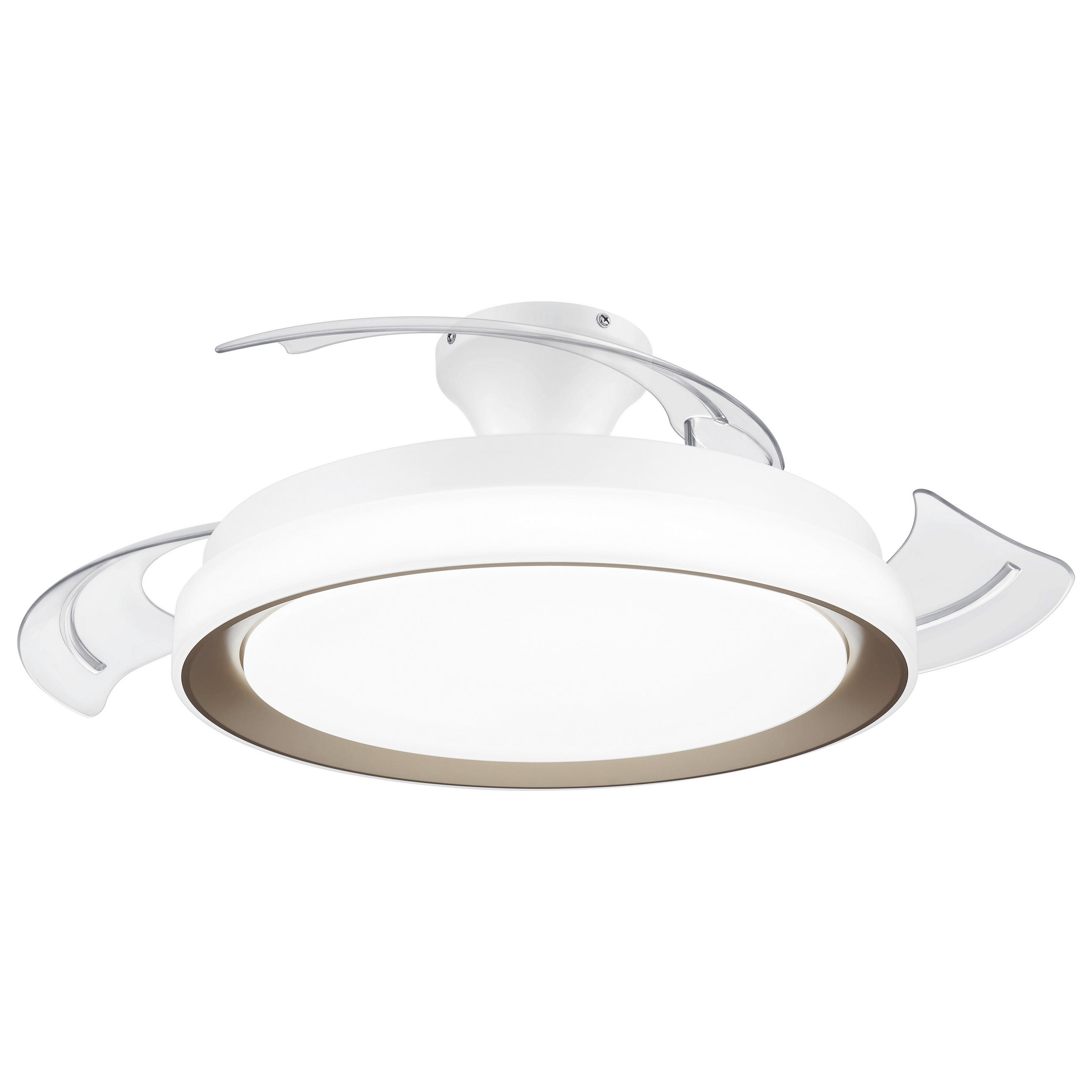 Deckenleuchte mit Ventilator 51/42/51 cm  - Weiß, KONVENTIONELL, Kunststoff (51/42/51cm) - Philips