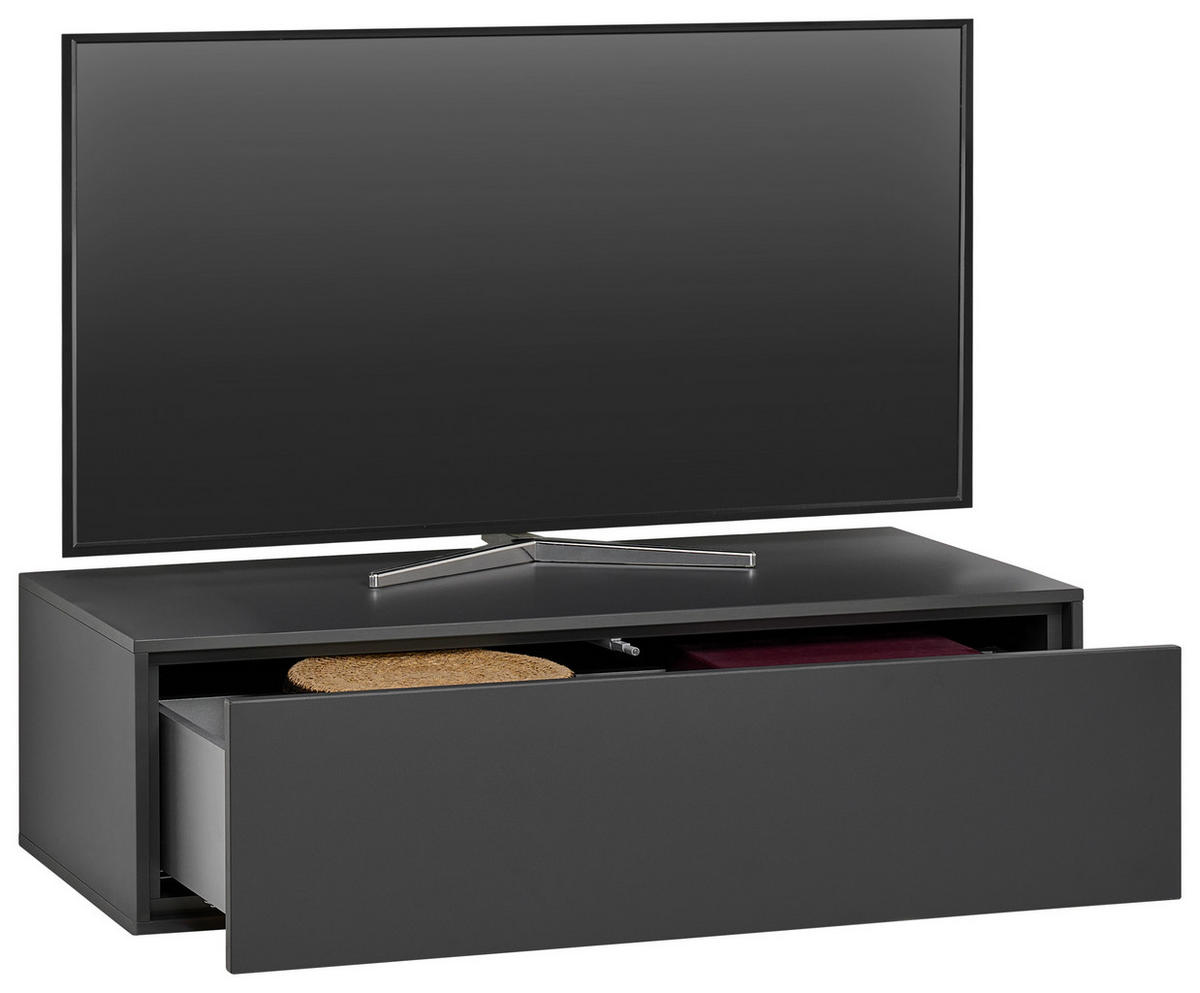 TV-ELEMENT Graphitfarben  90,9/26/40 cm  - Graphitfarben, Design, Holzwerkstoff (90,9/26/40cm) - home24