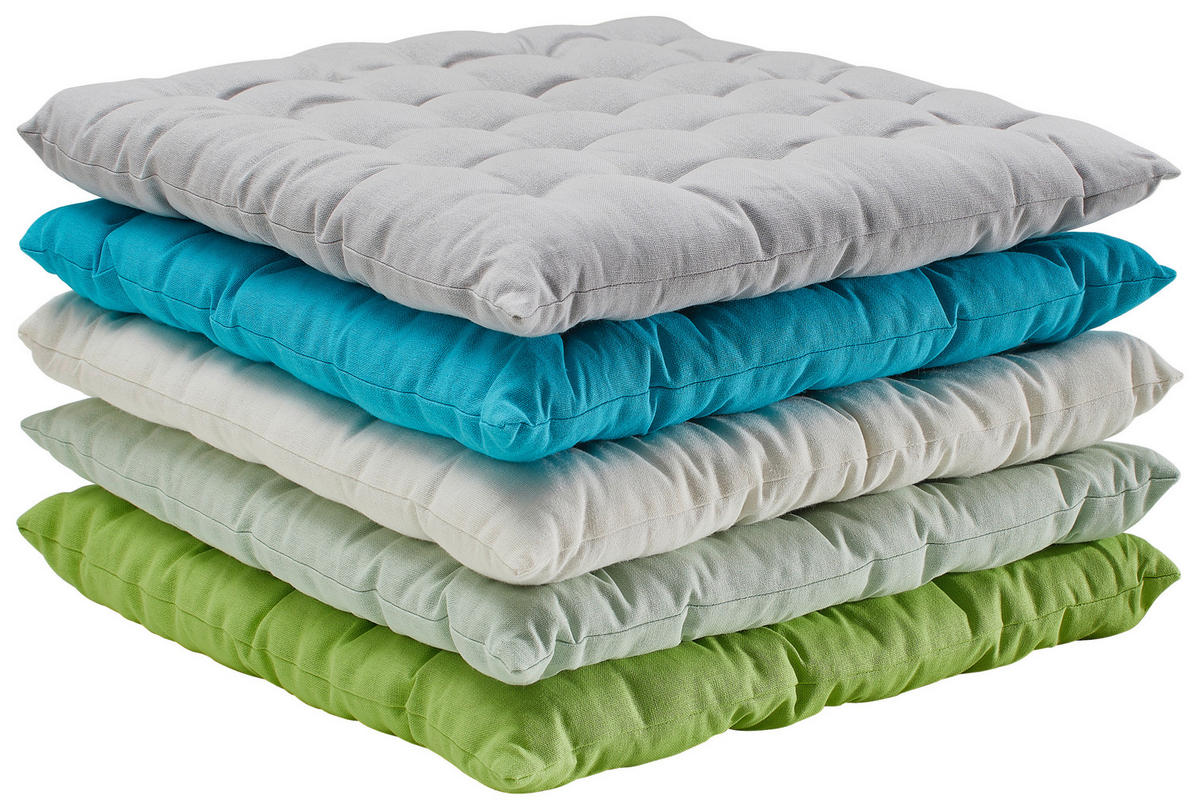 SITZKISSEN  40/40 cm   - Grau, Design, Textil (40/40cm) - Esposa