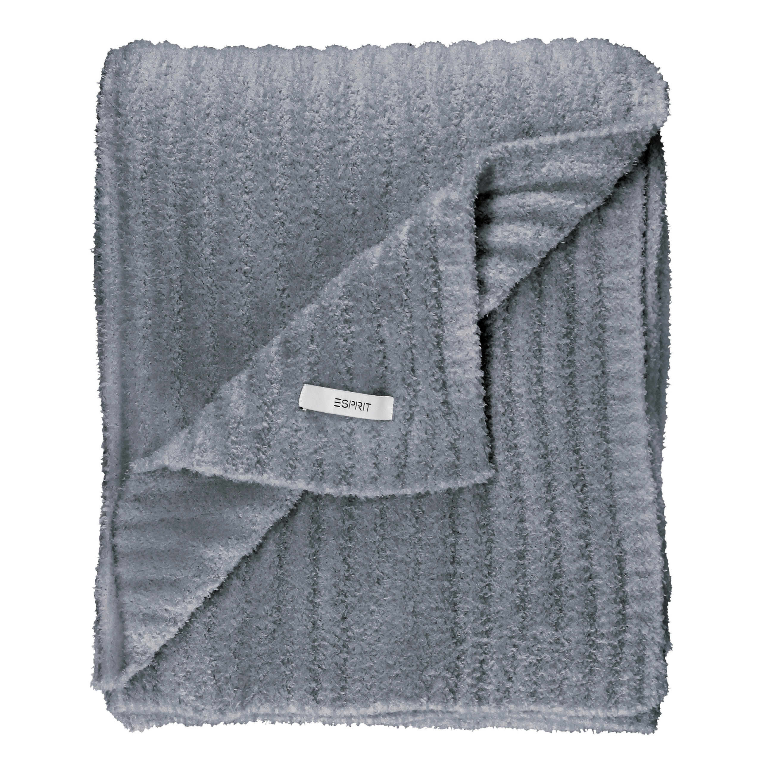 PLAID E-Cuddle 130/170 cm  - Grau, Basics, Textil (130/170cm) - Esprit