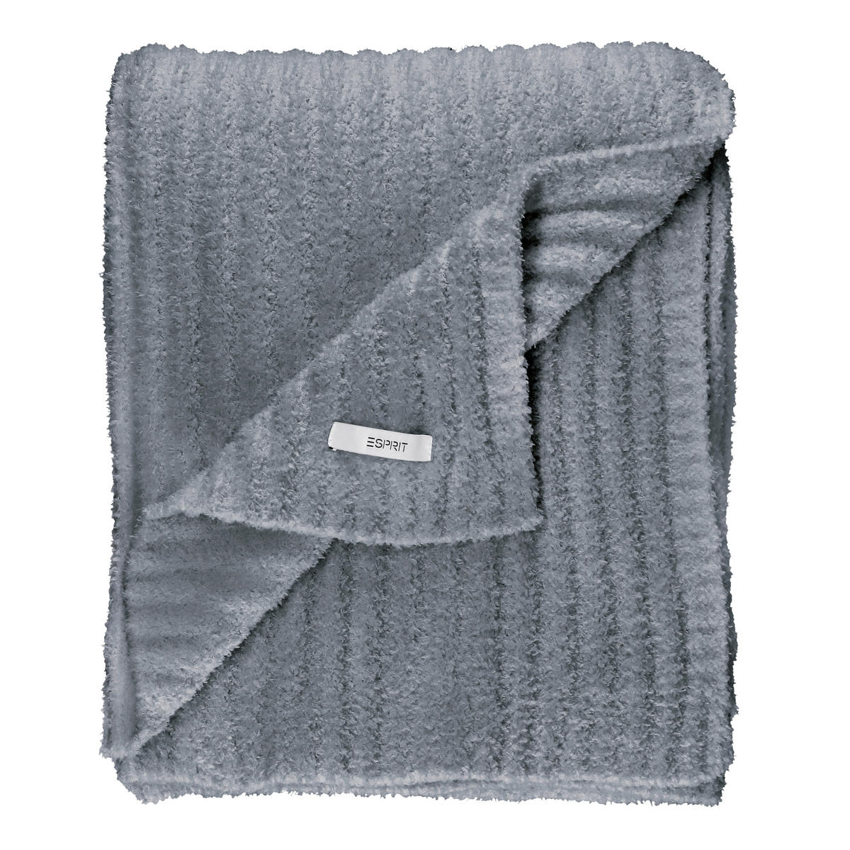 PLAID E-Cuddle 130/170 cm  - Grau, Basics, Textil (130/170cm) - Esprit