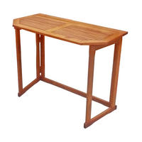 BALKONTISCH Holz Braun  - Braun, Basics, Holz (100/50/75cm)