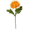 KONSTBLOMMA - orange/grön, Basics, textil/plast (45cm)