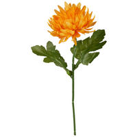 KONSTBLOMMA - orange/grön, Basics, textil/plast (45cm)