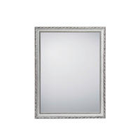 WANDSPIEGEL 34/45/2 cm    in rechteckig  - Silberfarben, Trend, Glas/Holz (34/45/2cm) - Boxxx