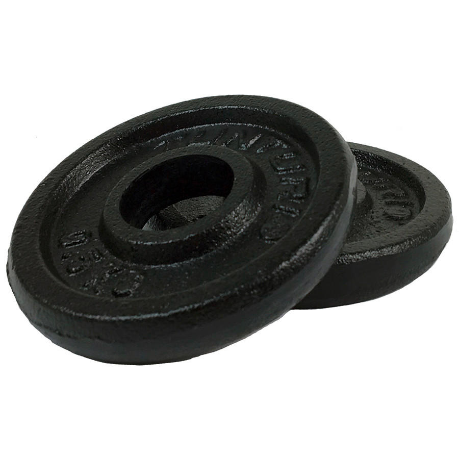 HANTELSCHEIBE  - Schwarz, KONVENTIONELL, Metall (9,8/9,8/1,7cm)
