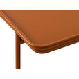 BEISTELLTISCH 45/45/44,3 cm Terracotta quadratisch  - Terracotta, Basics, Metall (45/45/44,3cm) - Xora