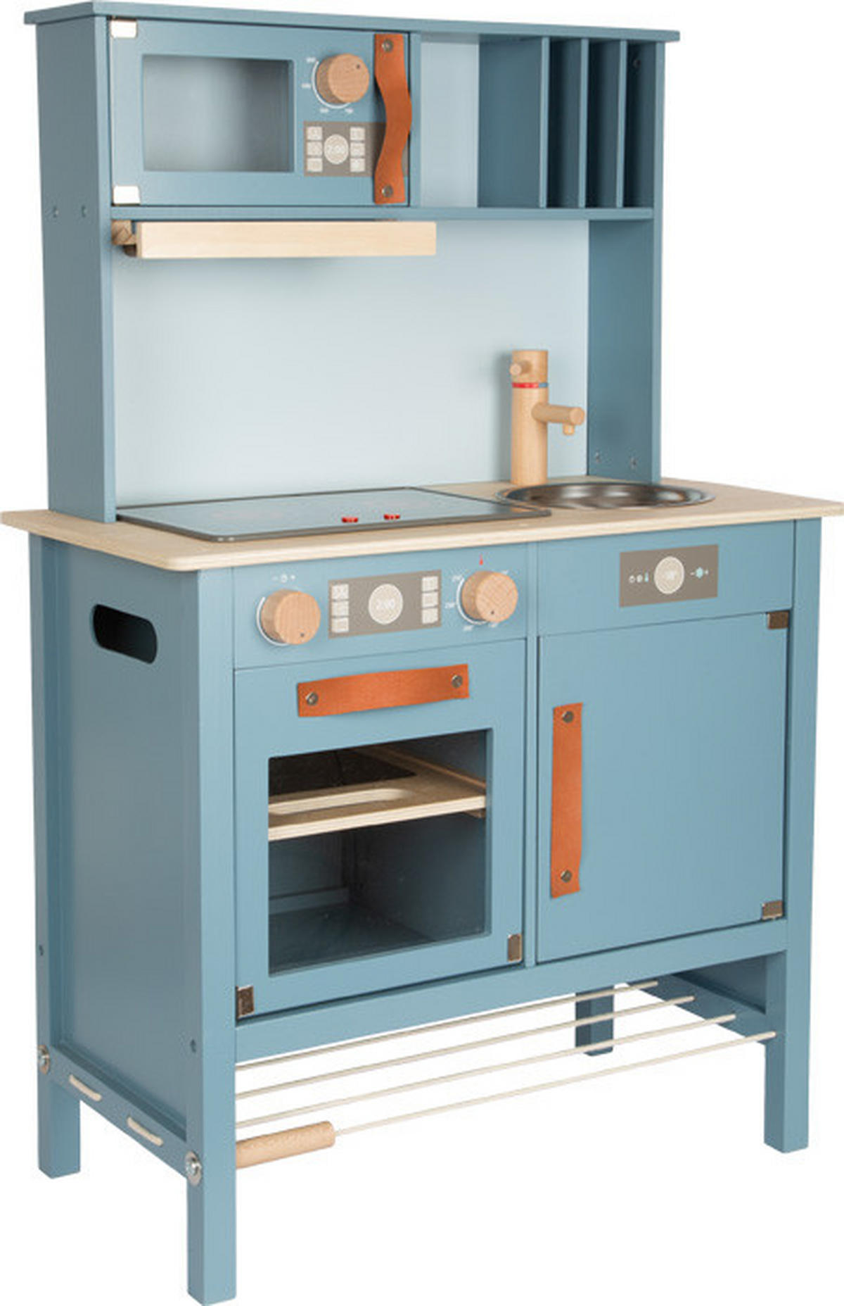 KINDERKÜCHE Tasty  - Hellblau, Basics, Holz/Metall (57/87/28cm) - small foot