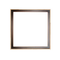LED-DECKENLEUCHTE 39/39/9 cm   - Buchefarben/Schwarz, Natur, Holz/Kunststoff (39/39/9cm)