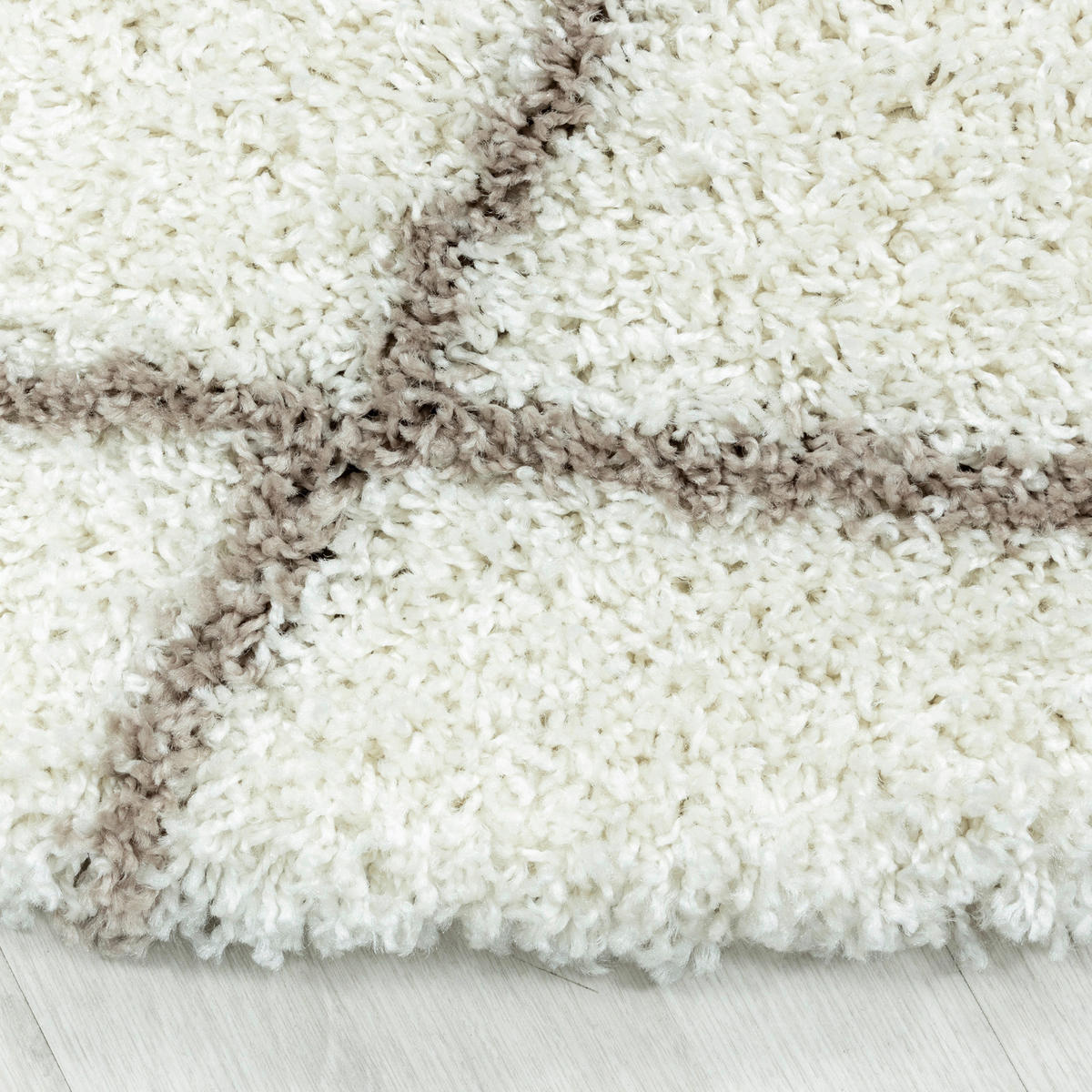 TEPIH VISOKOG FLORA  200 cm  krem  Alvor 3401 cream  - krem, Basics, tekstil (200cm)