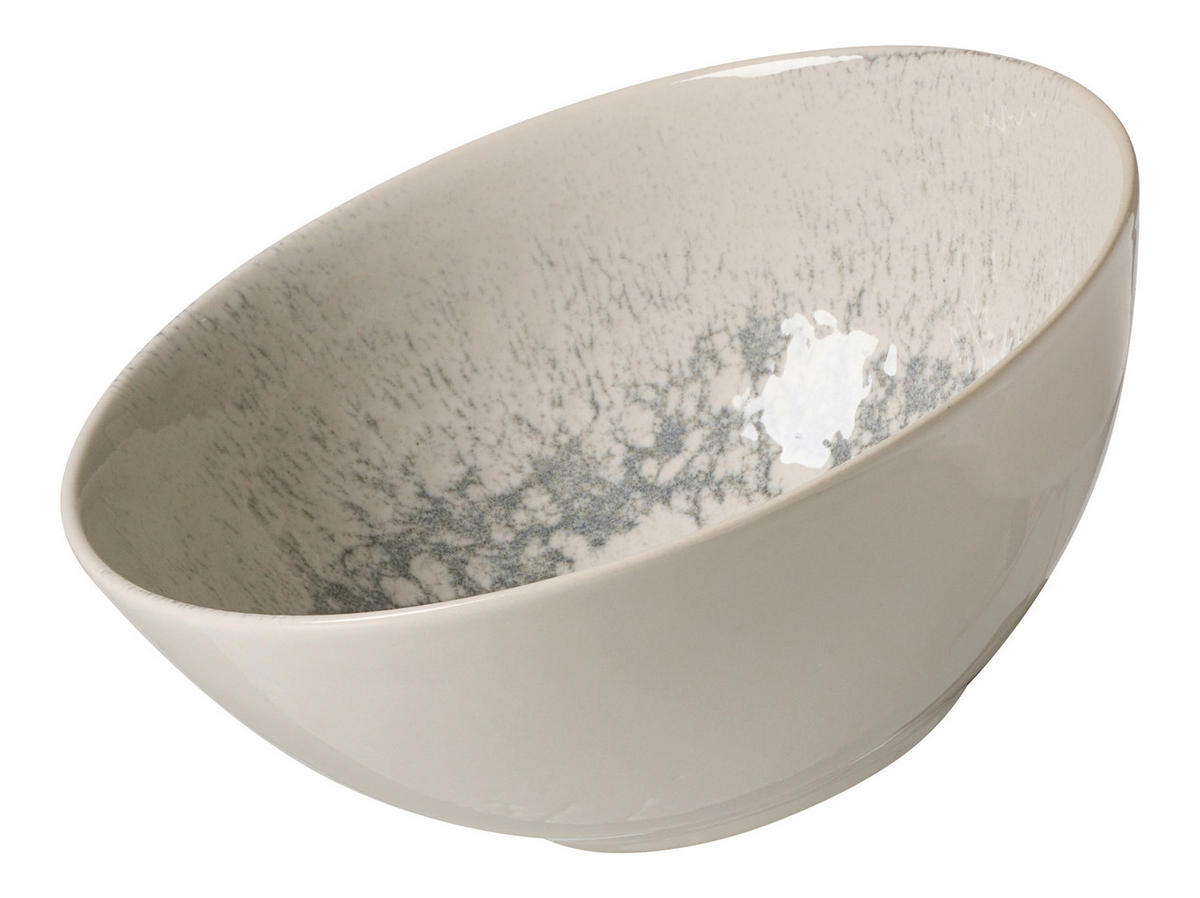 MÜSLISCHALE CECINA GRAPHIT  - Grau, Design, Keramik (16,5/16,5/7cm) - Ritzenhoff Breker