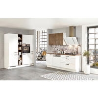 KÜCHENLEERBLOCK  220/180 cm  in Weiß, Bronzefarben  - Weiß/Bronzefarben, Design, Holzwerkstoff (220/180cm) - Celina