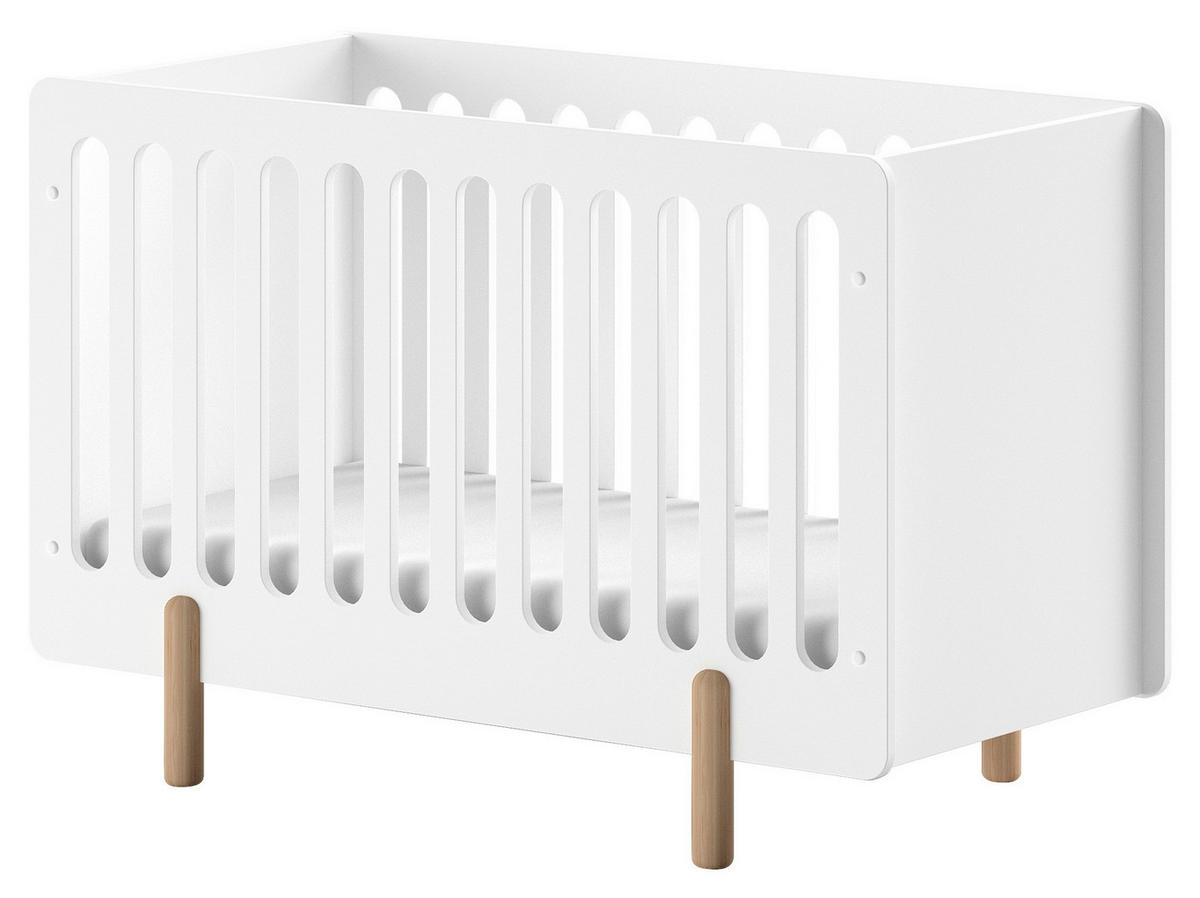 GITTERBETT 60/120 cm  - Weiß, MODERN, Holzwerkstoff (60/120cm) - Vipack