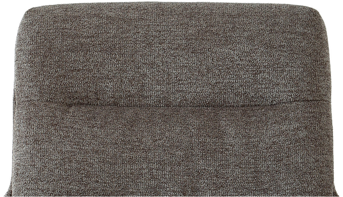 ARMLEHNSTUHL  in Eisen Leinenoptik  - Schwarz/Braun, Design, Holz/Textil (57/88/67cm) - MID.YOU