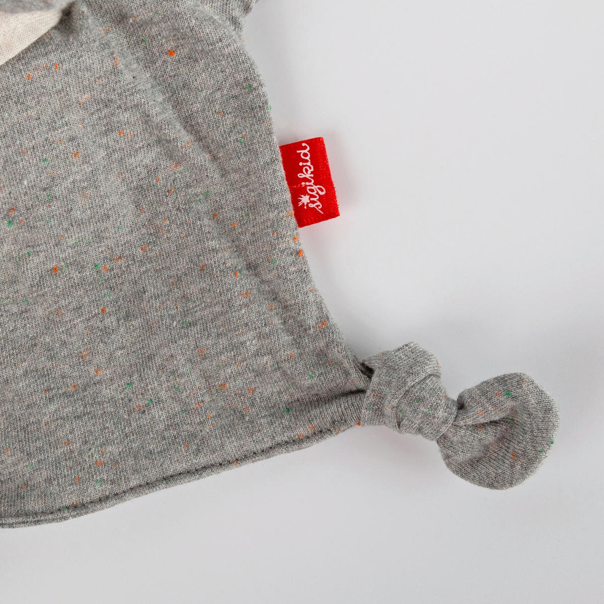 SCHMUSETUCH - Weiß/Grau, Basics, Textil (18/14/8cm) - Sigikid