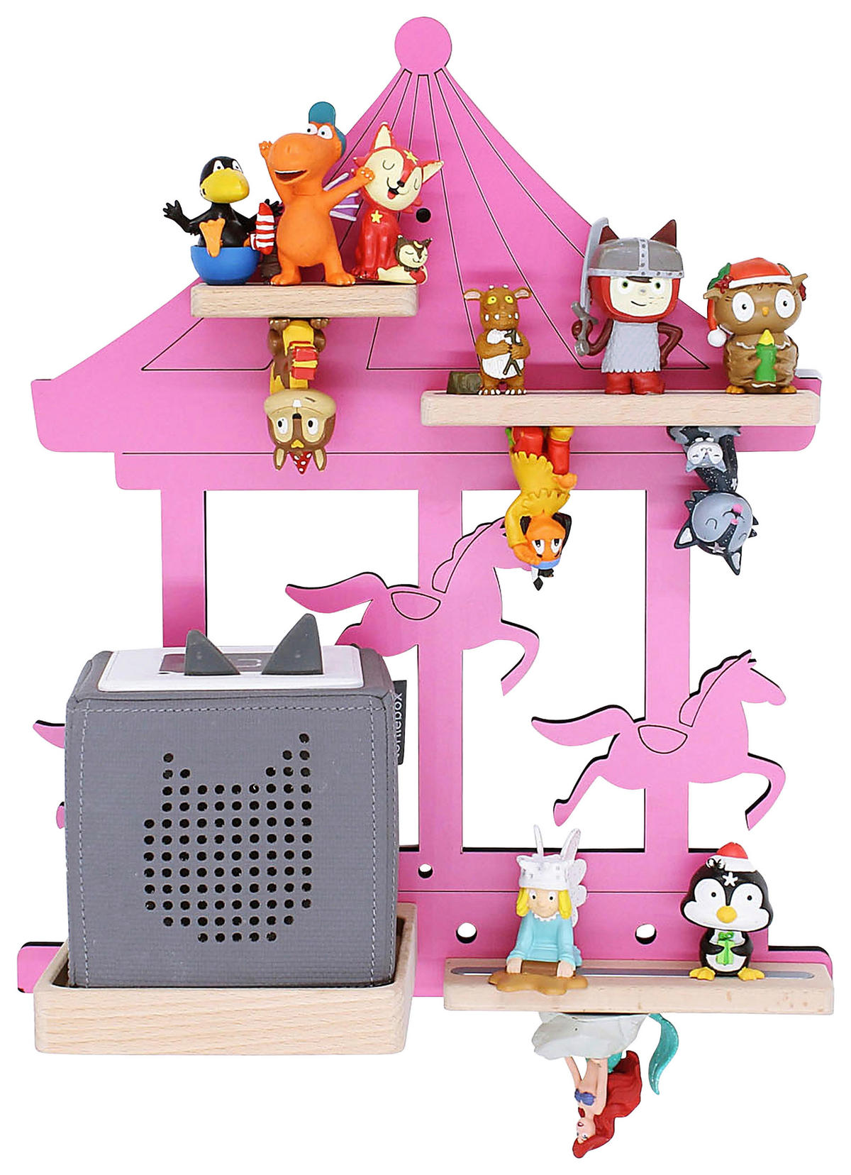 KINDERREGAL 35/41/19 cm  - Pink, MODERN, Holzwerkstoff (35/41/19cm) - MID.YOU